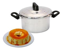 Forma, Panela Pudim, Meia Pressão, Seu Pudim Em 25 Minutos Cor: Prata Forma, Panela Pudim, Meia Pressão, Seu Pudim Em 25 Minutos Cor: Prata