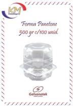 Forma Panetone 500 gr c/100 unid. - embalagem panetone (1245)