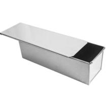 Forma Pão De Forma Bolos Com Tampa 30X10X10 Cm Em Alumínio Forma Pão De Forma Bolos Com Tampa 30X10X10 Cm Em Alumínio