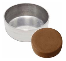 Forma pão de mel redondo fundo fixo n3 alumínio mc formas