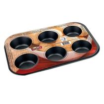 Forma Pao De Queijo Antiaderente P/ 6 Un - Catuaí