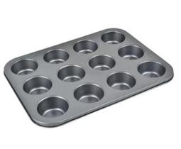 Forma para 12 Cupcakes Aço com Revestimento Antiaderente Inga