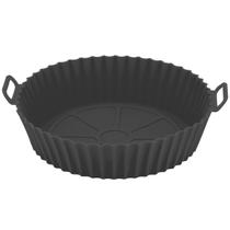 Forma Para Air Fryer 20 cm. Redonda Silicone Forro Assadeira Forma Para Air Fryer 20 cm. Redonda Silicone Forro Assadeira