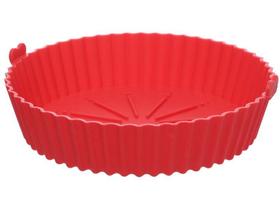 Forma para Air Fryer de Silicone Antiaderente com Alças 20cm Hauskraft Forma para Air Fryer de Silicone Antiaderente com Alças 20cm Hauskraft