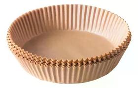 Forma para Air Fryer Redonda Papel 50 Peças 20Cm Forma para Air Fryer Redonda Papel 50 Peças 20Cm