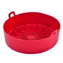 Forma para AirFryer Cherry Redonda de Silicone Grosso 5mm Antiaderente e Reutilizável Forma para AirFryer Cherry Redonda de Silicone Grosso 5mm Antiaderente e Reutilizável