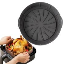 Forma Para Airfryer Microondas De Silicone Redonda Quadrada - CLINK