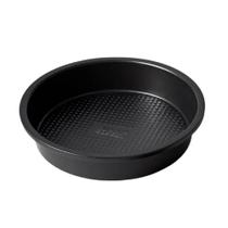 Forma para bolo baker's secret 22cm redonda antiaderente em aço carbono preto bs10428 Forma para bolo baker's secret 22cm redonda antiaderente em aço carbono preto bs10428