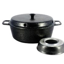 Forma Para Bolo Craqueada Com Cone Alumínio Fundido 22cm