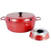 Forma Para Bolo Craqueada Com Cone Alumínio Fundido 26cm