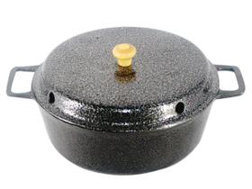 Forma para Bolo Craqueada com Cone Alumínio Fundido Preta 26cm