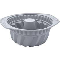 Forma para Bolo de Silicone Euro Cinza