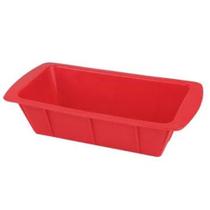 Forma para Bolo e Pão Reta Silicone Ref.8527 Mor
