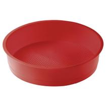 Forma Para Bolo Em Silicone 26Cm Vermelha Forma Para Bolo Em Silicone 26Cm Vermelha