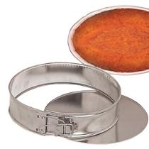 Forma Para Bolo Grande 22cm em Folha de Flandres Com Fecho