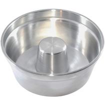 Forma Para Bolo Pudim Redonda Com Cone Em Aluminio Nº 26cm Forma Para Bolo Pudim Redonda Com Cone Em Aluminio Nº 26cm