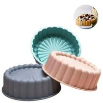 Forma Para Bolo Silicone Decorada P/ Cobertura Calda Piscina