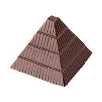 Forma para Bombons de Chocolate 21 cavidades Pirâmide 6g cada Em Poliestireno Forma para Bombons de Chocolate 21 cavidades Pirâmide 6g cada Em Poliestireno