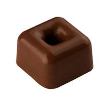 Forma para Bombons de Chocolate 21 cavidades Quadrado 10g cada Em Poliestireno
