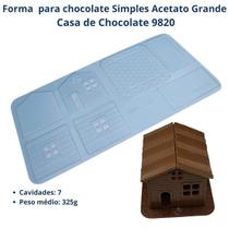 Forma para Chocolate Casa de Chocolate cod 9820 (simples Grande) - BWB