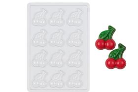 Forma para Chocolate Cerejinha Molde Simples para Bombom Doce Docinho Festa 10 Unidades