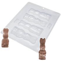 Forma para Chocolate Coelho Enfeite 87g Molde Acetato Simples Cod. 212 BWB Forma para Chocolate Coelho Enfeite 87g Molde Acetato Simples Cod. 212 BWB
