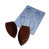 Forma para Chocolate com Silicone Barca de Chocolate P 18g Ref. 9542 BWB 1unid