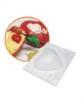 Forma para Chocolate com Silicone Coração Super Mãe 500g cod. 57 BWB