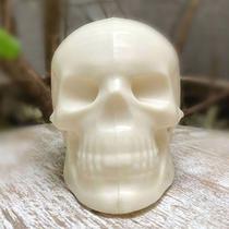 Forma para Chocolate com Silicone Crânio Médio Cabeça Caveira Esqueleto Halloween Ref. 10036 BWB 1un