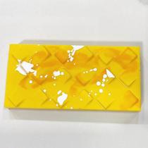 Forma para Chocolate com Silicone Tablete Quadrados Inclinados 250g Cod. 9978 BWB Forma para Chocolate com Silicone Tablete Quadrados Inclinados 250g Cod. 9978 BWB