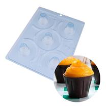 Forma Para Chocolate Copinho Licor BWB Com 3 Partes Doces Finos Acetato Com Silicone