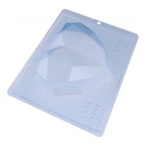 Forma Para Chocolate Coração BWB Com 3 Partes Acetato E Silicone Grande