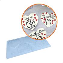 Forma para Chocolate Coração Lapidado Tablete Flork Tipo2 90g Simples Grande Cod. 10444 BWB Forma para Chocolate Coração Lapidado Tablete Flork Tipo2 90g Simples Grande Cod. 10444 BWB