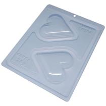 Forma para Chocolate Coração Liso Raso BWB 10154