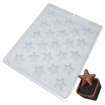 Forma para Chocolate Mini Estrela Ref. 9297 - 5 formas - Bwb Embalagens