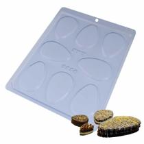 Forma para Chocolate Ovo Tablete 50g Ref. 9856 - 5 formas - BWB Embalagens