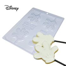 Forma para Chocolate Pirulito Luva do Mickey 20g Cod. 12050 BWB Acetato Licenciada Disney