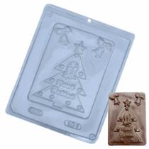 Forma Para Chocolate Placa Árvore Natal Ref. 181 - 5 Formas - BWB Embalagens Forma Para Chocolate Placa Árvore Natal Ref. 181 - 5 Formas - BWB Embalagens