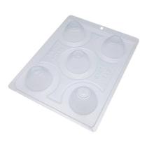 Forma Para Chocolate Silicone Meia Esfera Com Base 50Mm 40G - Bwb
