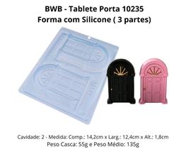 Forma para Chocolate Tablete Porta 10235 (3 Partes " 01 Silicone") - BWB
