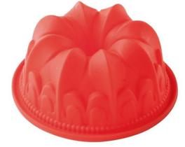 Forma para Confeitaria Círculo em Silicone Vermelho 11 cm - Mimo Style - SN13257