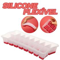 Forma Para Cubo de Gelo Rígida E Flexível Fundo Silicone Reutilizável Forma Para Cubo de Gelo Rígida E Flexível Fundo Silicone Reutilizável