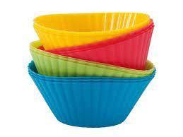 Forma para Cupcake em Silicone 6 Unidades