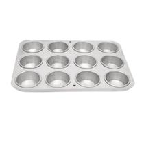 Forma Para Cupcake Grande 12 Cavidades Em Alumínio Doupan - 1 unidade