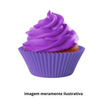 Forma Para Cupcake N0A Lilás c/ 45Un Dafesta