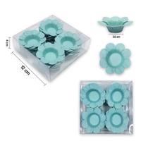 Forma para Doces Margarida com 40 - Azul Bebê - Plac