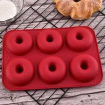 Forma para donuts em silicone 26 x 18 x 3,5 cm