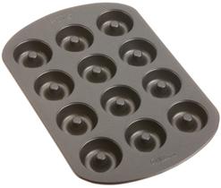 Fôrma para Donuts Wilton Small Antiaderente - 12 Cavidades Fôrma para Donuts Wilton Small Antiaderente - 12 Cavidades