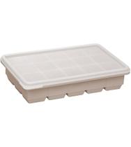 Forma Para Gelo 15 Cubos 19,5X12,5X4,5cm bege Silicone Forma Para Gelo 15 Cubos 19,5X12,5X4,5cm bege Silicone
