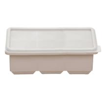 Forma para Gelo 6 Cubos 16,5cm x 13cm x 5,5cm Bege Silicone